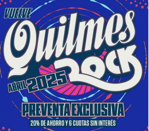 Quilmes Rock has announced its return for 2025: how much are the tickets?