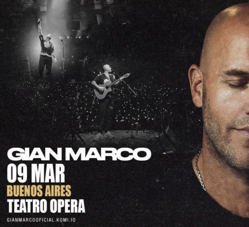 Gian Marco returns to Buenos Aires