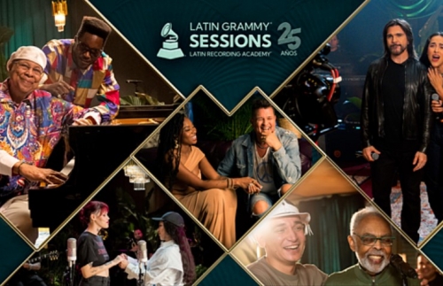 Carlos Vives, Juanes and Mon Laferte, present at the “Latin Grammy Sessions: 25 Years”