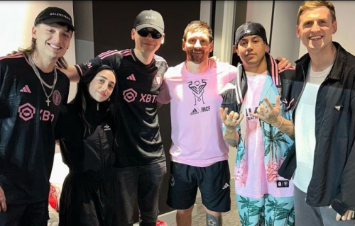 Nicki Nicole, Duki, Bizarrap and Peso Pluma visited Lionel Messi