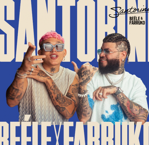 Beele and Farruko have fun at “Santorini”