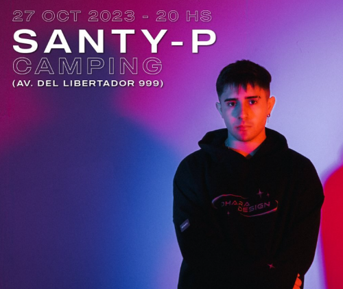 Santy-P announces a show in the city of Buenos Aires