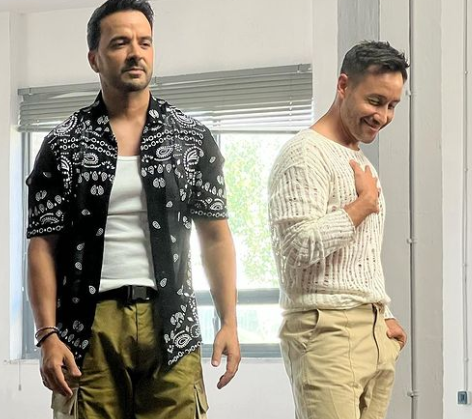 Luciano Pereyra and Luis Fonsi, ready to take a “summer nap”