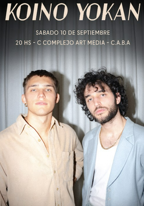 Koino Yokan announces a big show in Buenos Aires