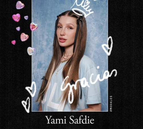 Yami Safdie says “Thank you” and shows his good “manners”…