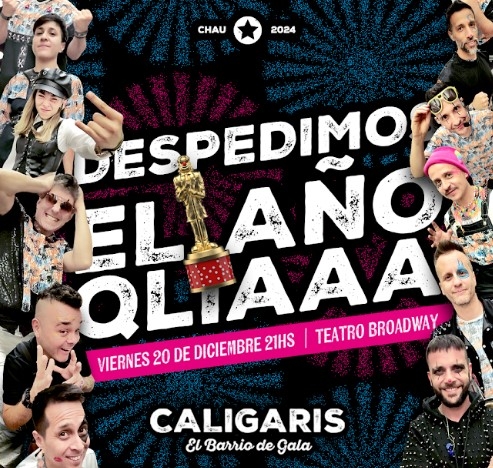 The Caligaris say goodbye to the year with a big Broadway show