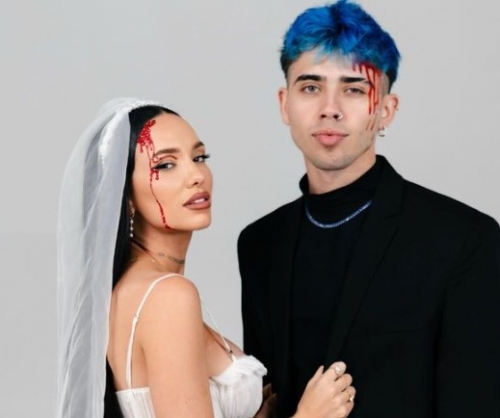La Joaqui and Luck Ra, wedding photos to the madness of their fans,,,
