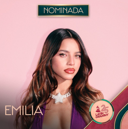 Emilia receives her first Latin Grammy nomination