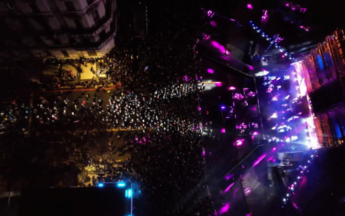 A show led by Pashkus and Baldinu dazzled everyone in Plaza de Mayo