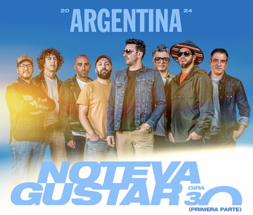 No Te Va Gustar announces the first part of its 2024 tour through Argentina